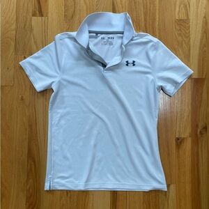 Under Armour white polo